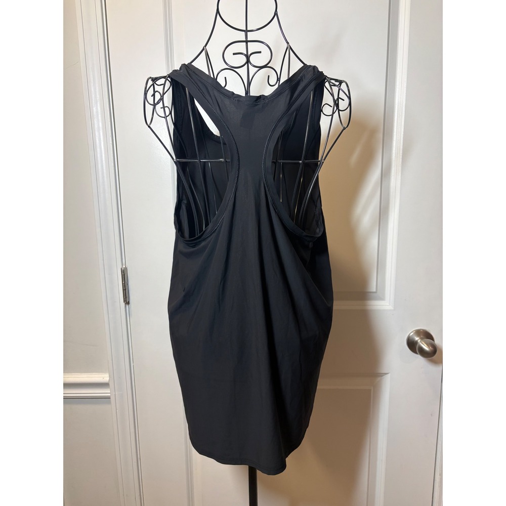 Athleta Ultimate Scoop Tank Black‎ Racerback Workout Top Womens Large - Picture 2 of 6